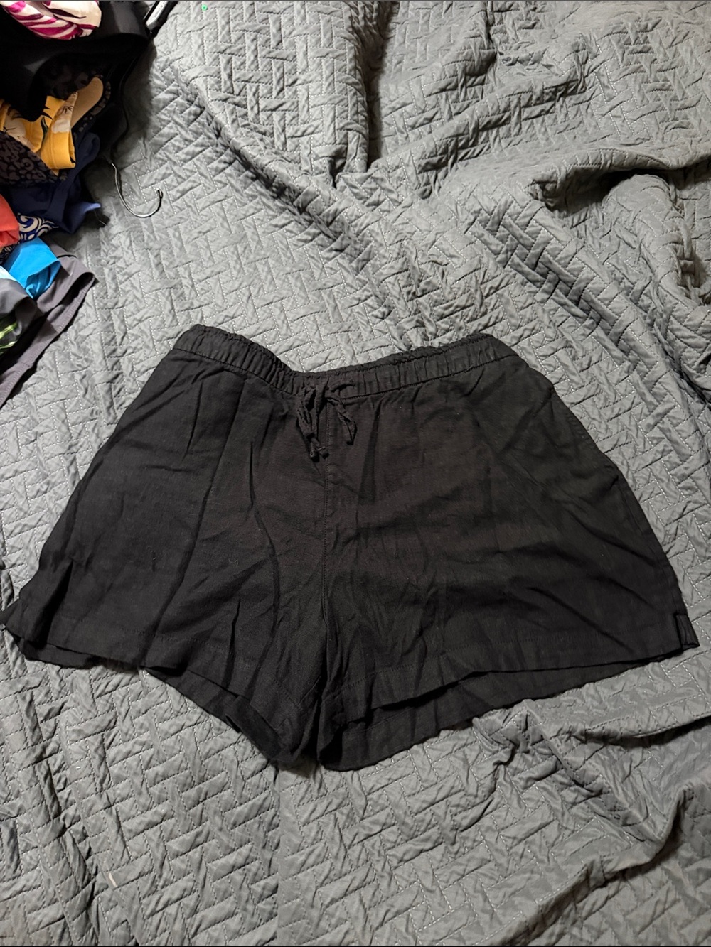 GAP Black Women's Drawstring Lounge Shorts XXL